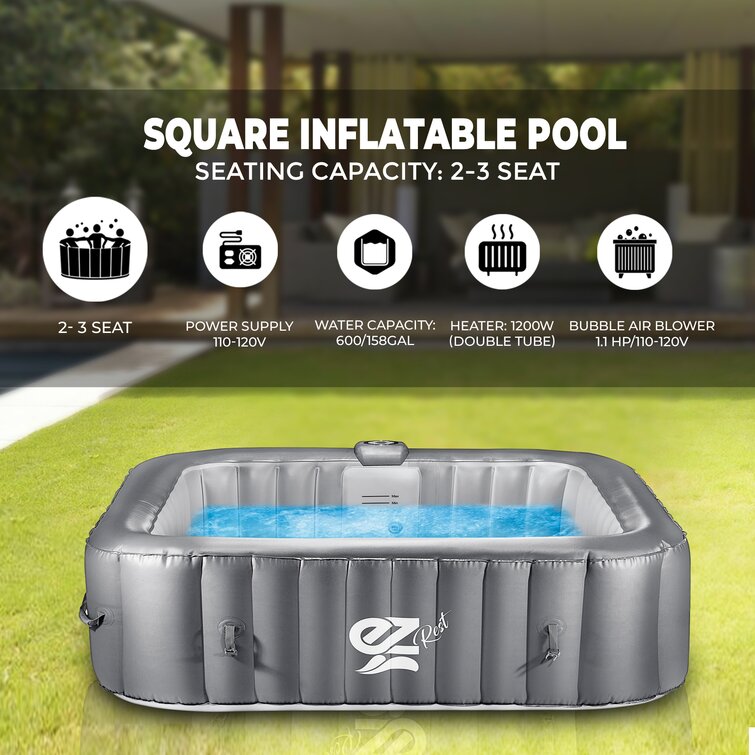 Inflatable clearance pool spa